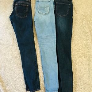 AE jean lot size 4